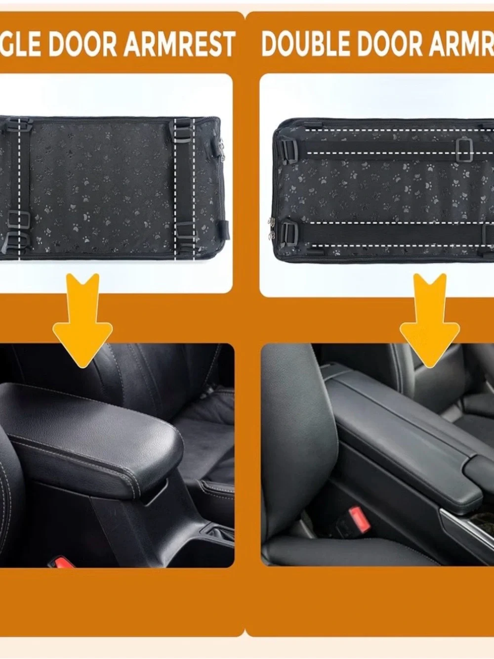Black Dog Car Booster Seat - Secure Travel Pet Bed